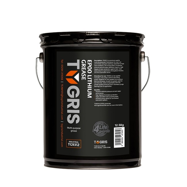 TYGRIS Lithium EP00 Grease 12.5kg - TG9312